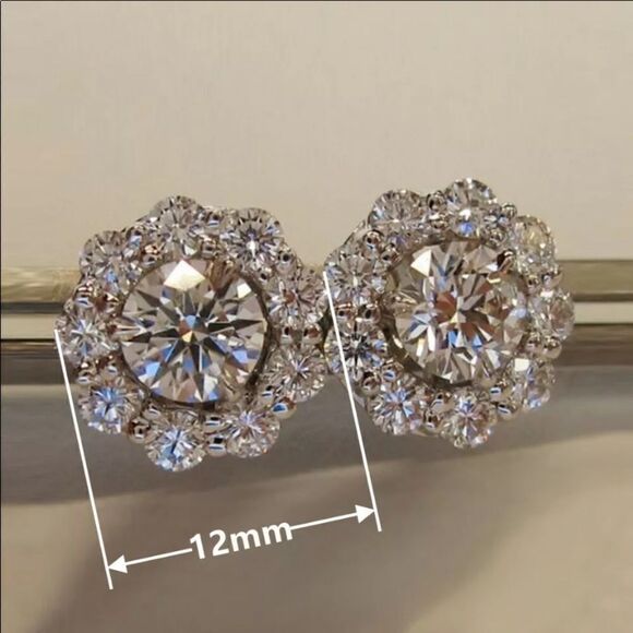 The Sunflower 925 Silver earrings - Picture 4 of 7